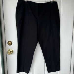 •Lane Bryant• Ladies Black Cropped Dress Pants - Size 18